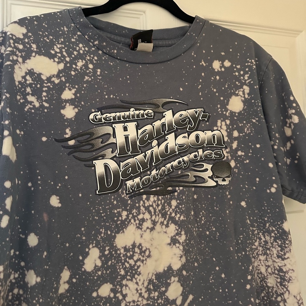 Harley-Davidson Blue Tie-Dye T-Shirt